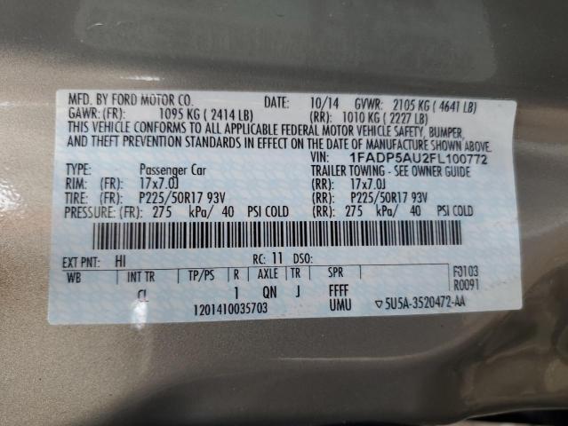 2015 FORD C-MAX SE 1FADP5AU2FL100772