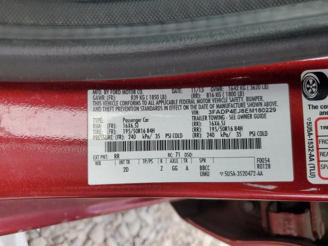2014 FORD FIESTA SE - 3FADP4EJ8EM180229