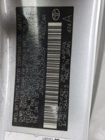 2017 TOYOTA COROLLA IM JTNKARJE0HJ545539