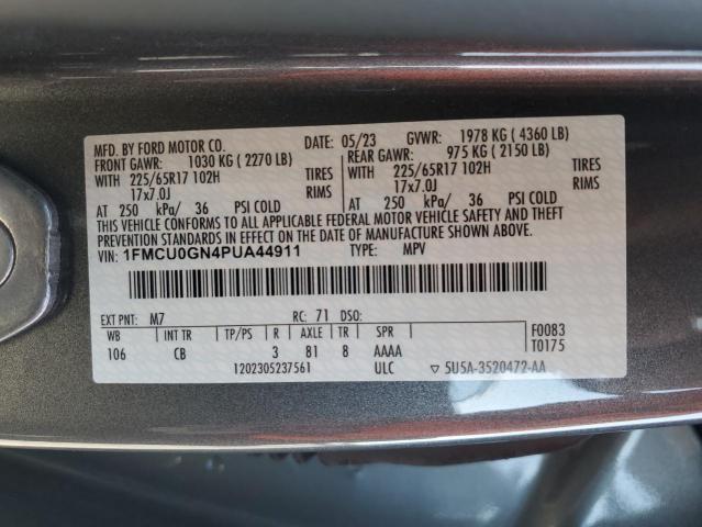 2023 FORD ESCAPE ACT 1FMCU0GN4PUA44911