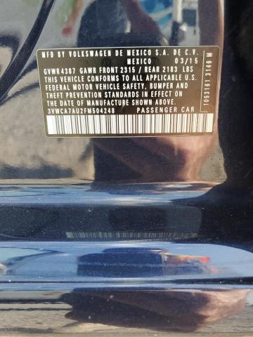 2015 VOLKSWAGEN GOLF SPORT 3VWCA7AU2FM504248