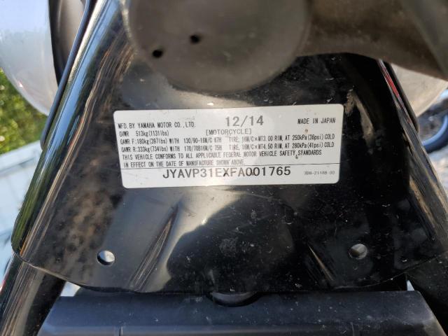 2015 YAMAHA XVS1300 A JYAVP31EXFA001765