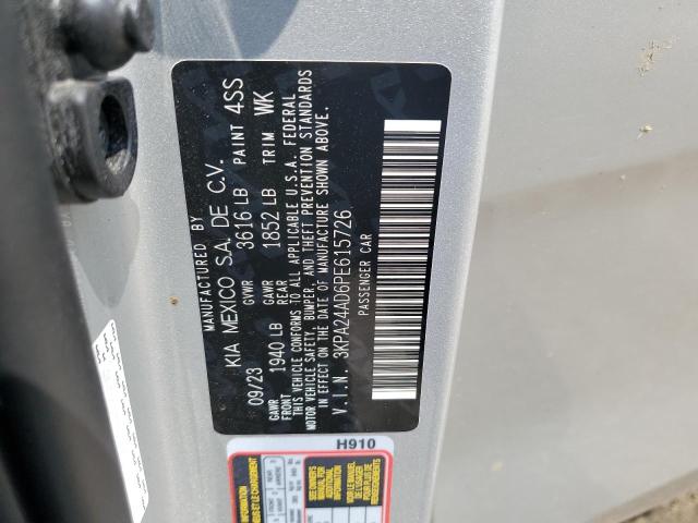 2023 KIA RIO LX 3KPA24AD6PE615726