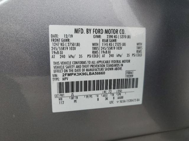 2020 FORD EDGE TITAN 2FMPK3K96LBA56660