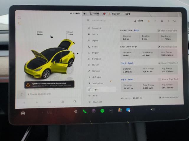 2023 TESLA MODEL Y 7SAYGDEE8PF617431
