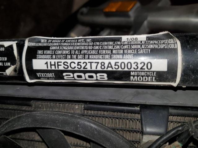 2008 HONDA VTX1300 T 1HFSC52T78A500320