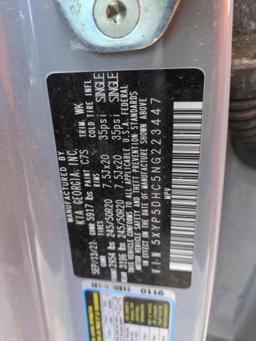 2022 KIA TELLURIDE SX 5XYP5DHC5NG223447