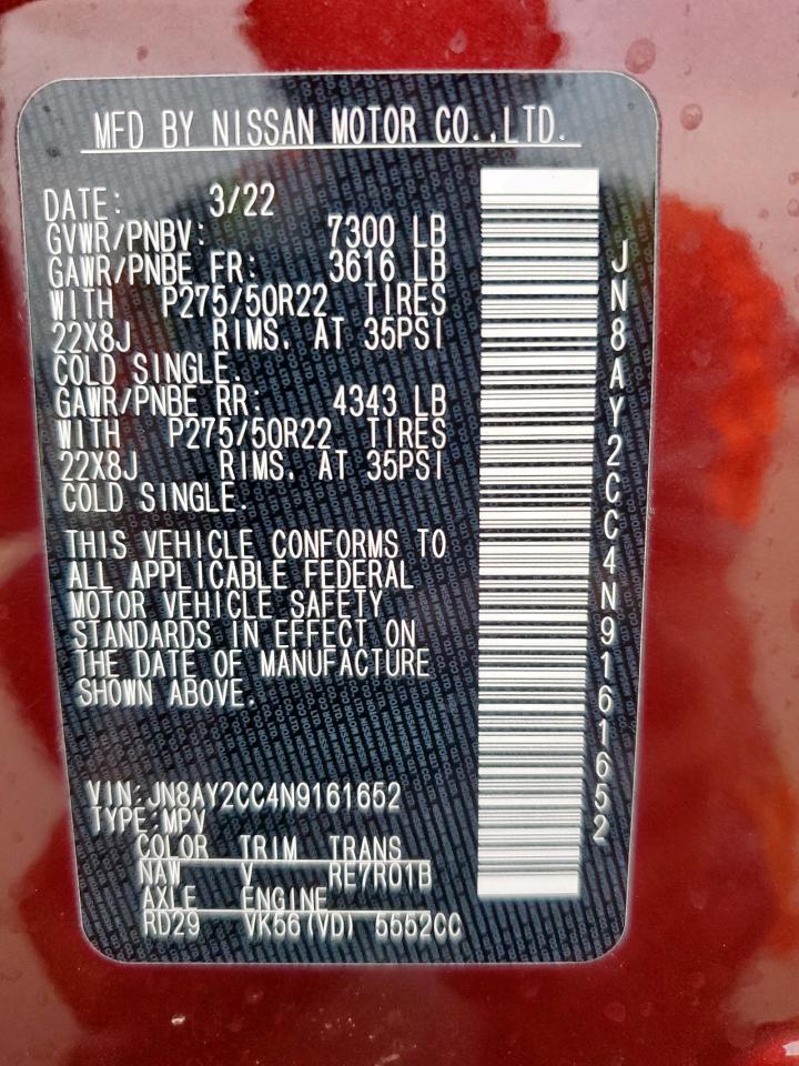 NISSAN ARMADA PLATINUM