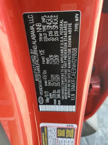 2022 HYUNDAI TUCSON SEL 5NMJFCAE3NH129808