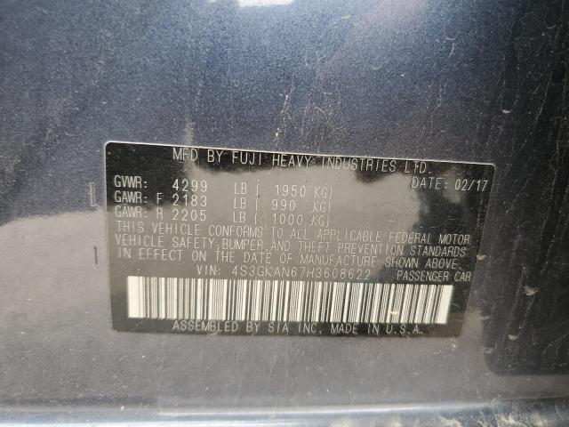 2017 SUBARU IMPREZA LI 4S3GKAN67H3608622