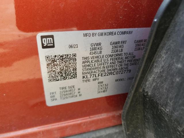 2024 CHEVROLET TRAX LS KL77LFE22RC072779
