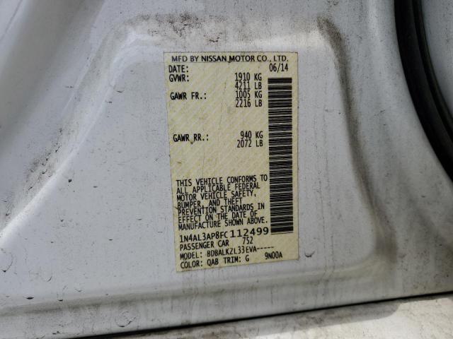 2015 NISSAN ALTIMA 2.5 - 1N4AL3AP8FC112499
