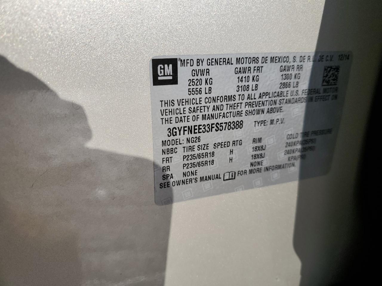 CADILLAC SRX LUXURY COLLECTION