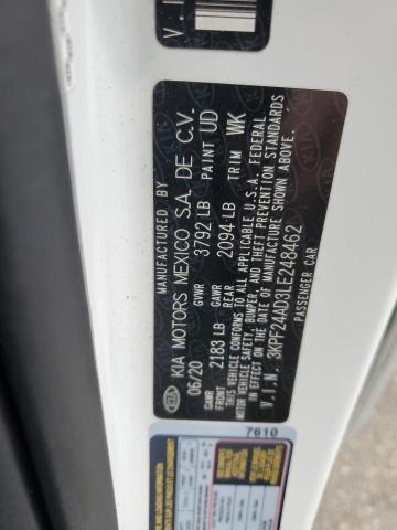 2020 KIA FORTE FE - 3KPF24AD3LE248462