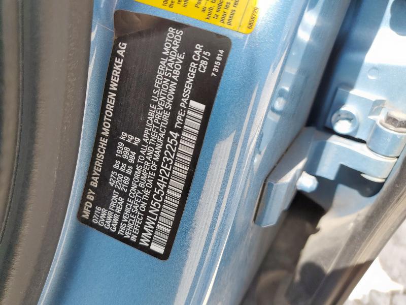 2017 MINI COOPER CLU WMWLN5C54H2E32254