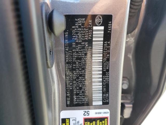 2023 TOYOTA CAMRY SE NIGHT SHADE 4T1G11AKXPU799219
