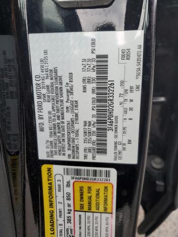 2016 FORD FUSION SE - 3FA6P0HD2GR332261