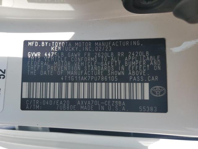 2023 TOYOTA CAMRY SE N - 4T1G11AK7PU786105