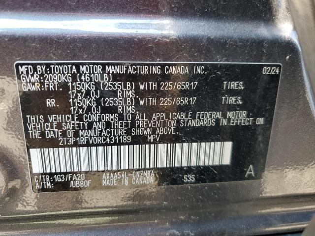 2024 TOYOTA RAV4 XLE - 2T3P1RFV0RC431189