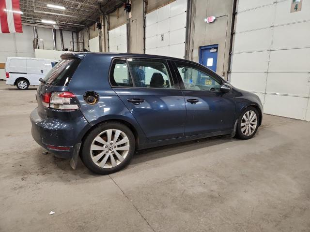 VOLKSWAGEN GOLF 2012 blue hatchbac diesel WVWDM7AJ3CW290709 photo #4