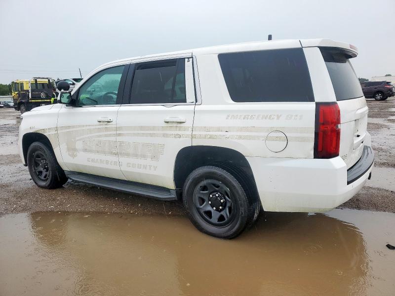 CHEVROLET TAHOE POLI 2015 white 4dr spor gas 1GNLC2ECXFR636746 photo #3