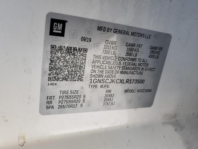 2020 CHEVROLET SUBURBAN C 1GNSCJKCXLR173500