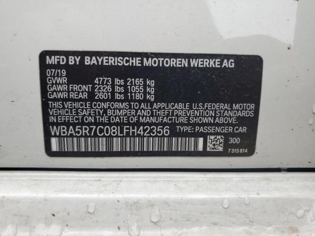2020 BMW 330XI WBA5R7C08LFH42356