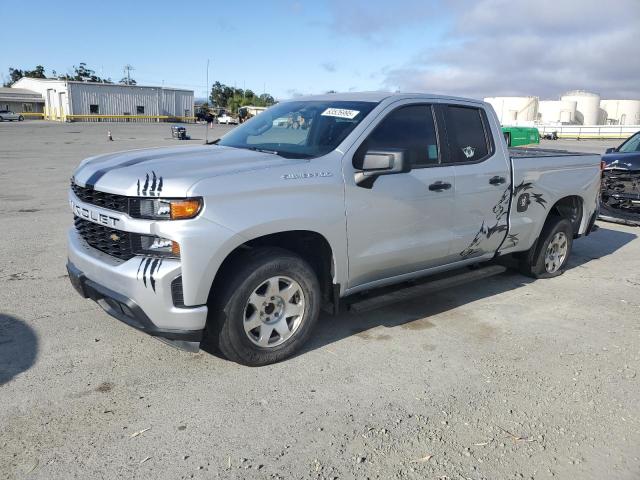 CHEVROLET SILVERADO 2019 silver  gas 1GCRWAEF1KZ215720 photo #1