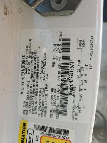 2018 FORD FUSION SE 3FA6P0H72JR195744