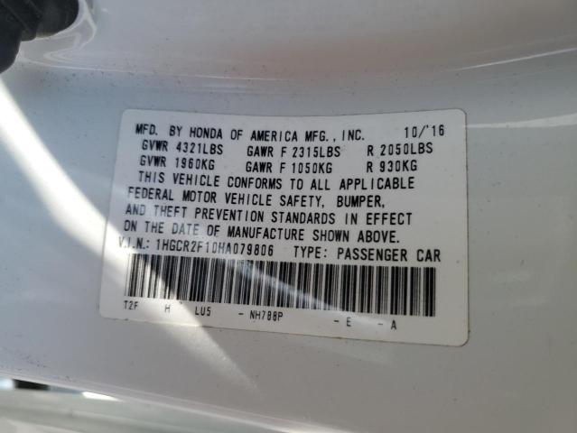 2017 HONDA ACCORD SPO 1HGCR2F10HA079806