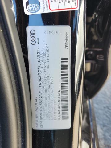 2015 AUDI A6 PRESTIG WAUHGAFC5FN018704