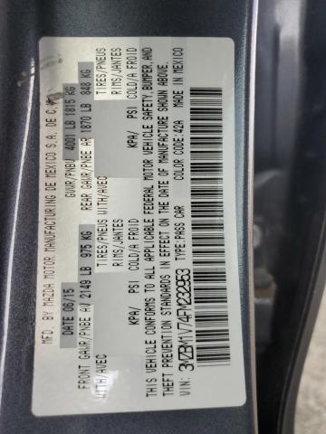 2015 MAZDA 3 TOURING - 3MZBM1V74FM232953