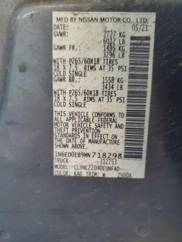 2021 NISSAN FRONTIER S - 1N6ED0EB9MN718298