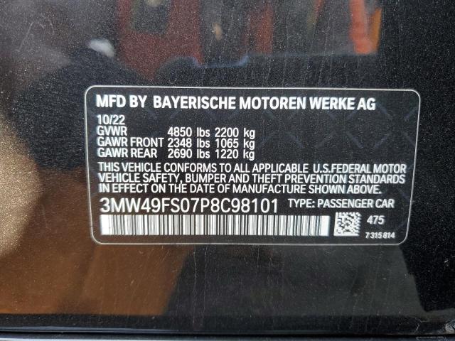 2023 BMW M340I 3MW49FS07P8C98101