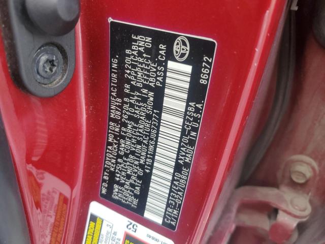 2018 TOYOTA CAMRY 4T1B11HK6JU673771