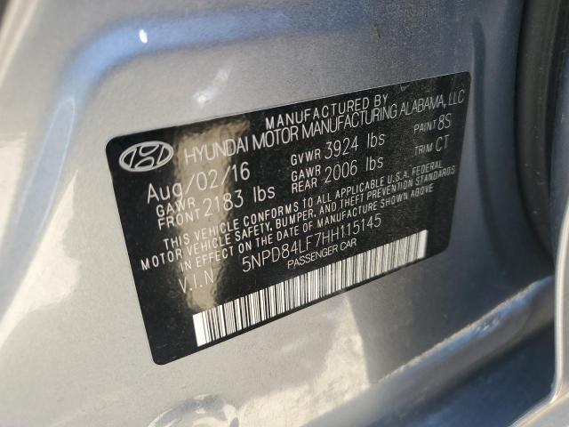 2017 HYUNDAI ELANTRA SE - 5NPD84LF7HH115145
