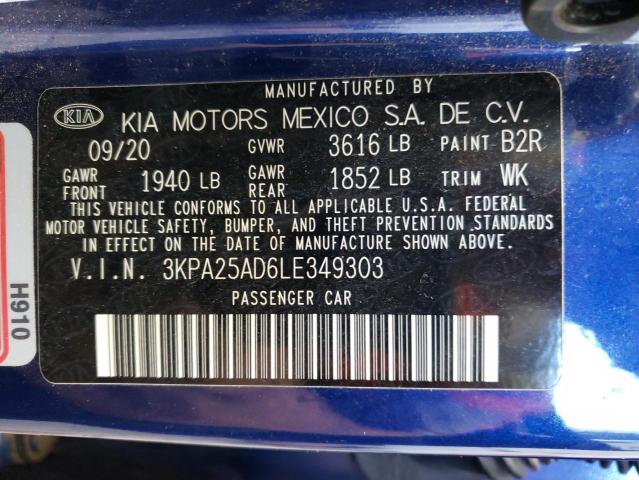 2020 KIA RIO LX 3KPA25AD6LE349303