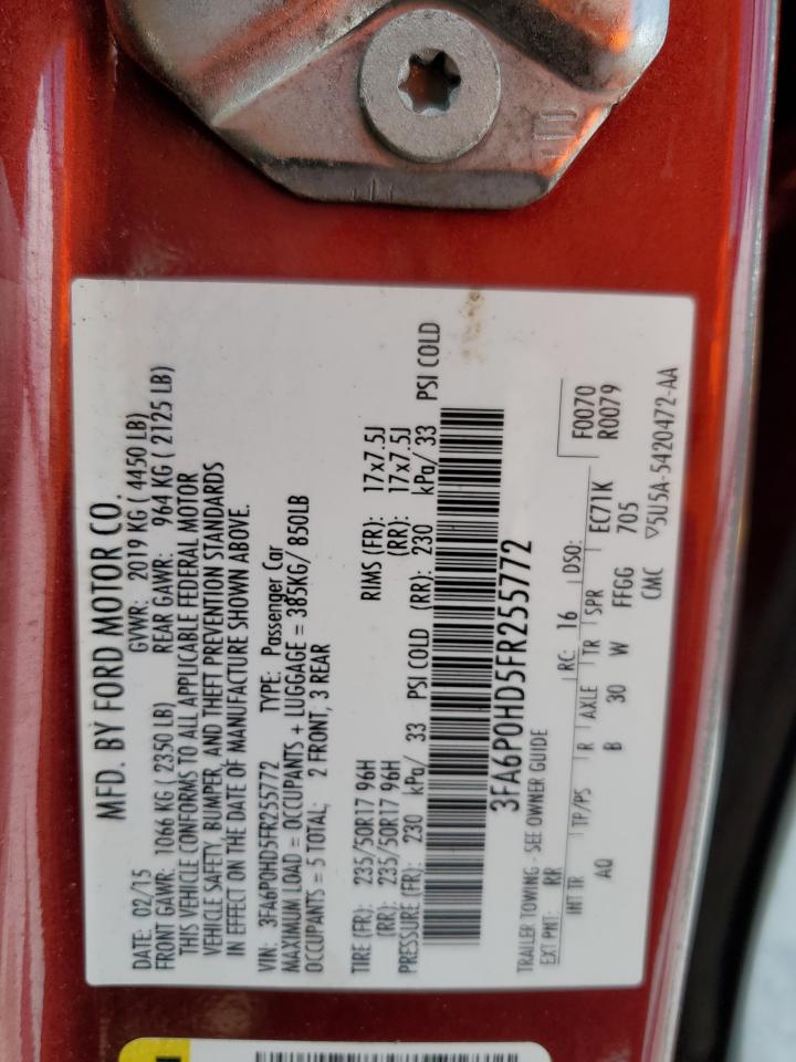 Ford Fusion se 2015