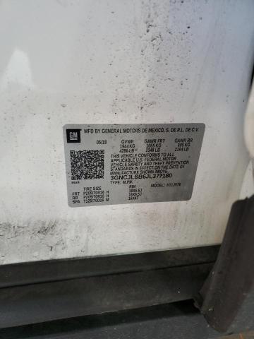 2018 CHEVROLET TRAX 1LT 3GNCJLSB6JL377180