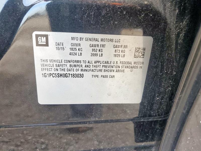 2016 CHEVROLET CRUZE LIMI #3298150243