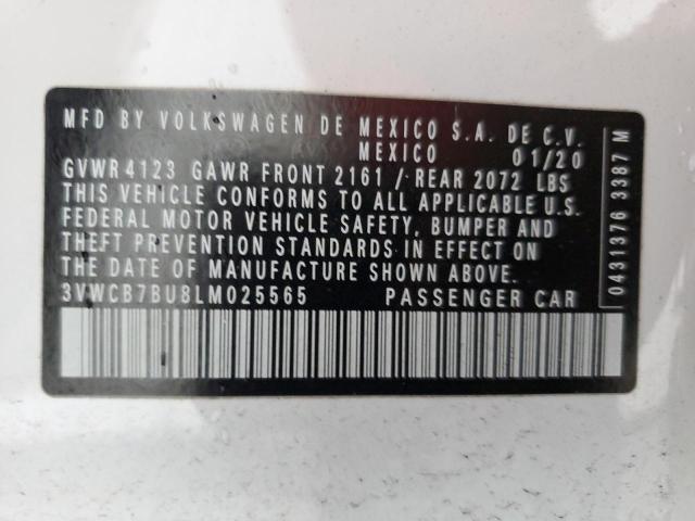 2020 VOLKSWAGEN JETTA S 3VWCB7BU8LM025565