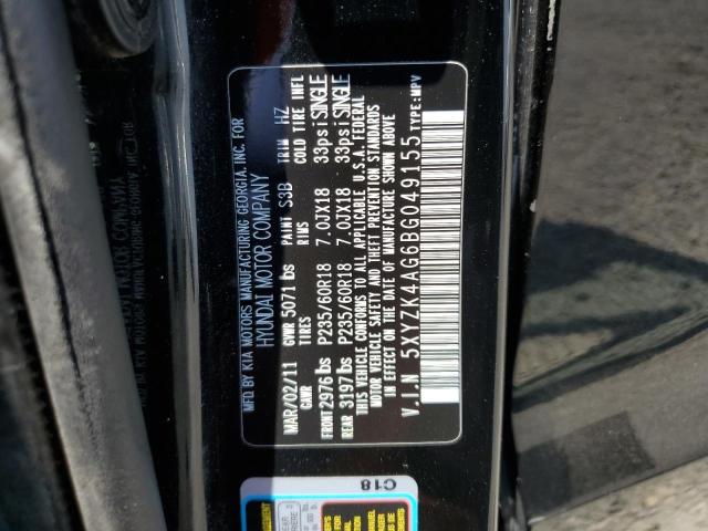 2011 HYUNDAI SANTA FE L - 5XYZK4AG6BG049155