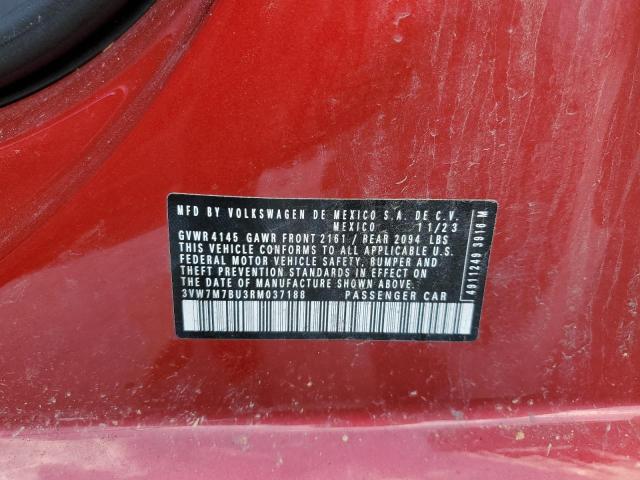 2024 VOLKSWAGEN JETTA SE 3VW7M7BU3RM037188
