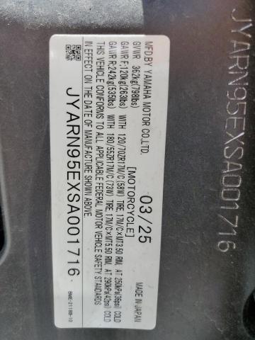 2025 YAMAHA MT09 SP JYARN95EXSA001716
