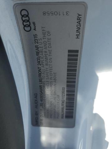 2016 AUDI A3 PRESTIG WAUW8LFFXG1023500