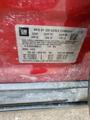2019 BUICK ENCORE PRE KL4CJESBXKB806757