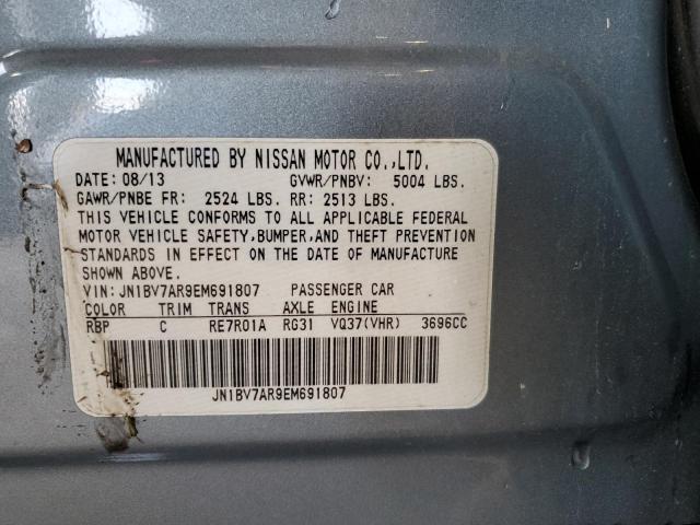 2014 INFINITI Q50 BASE - JN1BV7AR9EM691807