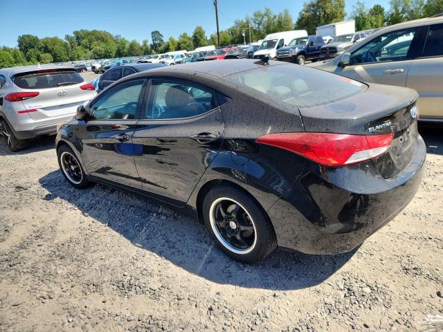 HYUNDAI ELANTRA GL 2011 black  gas 5NPDH4AE8BH029120 photo #3