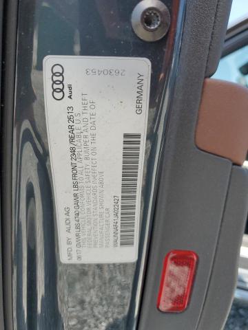 2018 AUDI A4 PREMIUM WAUNNAF41JA022427