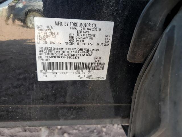 2017 FORD EDGE TITAN 2FMPK3K9XHBB29276